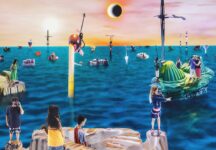 פריים מתןך עבודת ווידאו. אורי קצנשטיין, מכונת התקווה, 2007-2006, וידיאו, באדיבות משפחת קצנשטיין