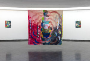 צילום הצבה מתוך התערוכה "הושענא" אסתר שניידר. ציור